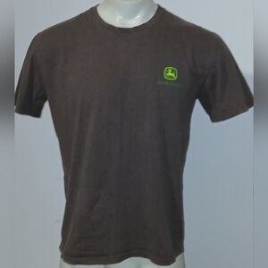 John Deere View From My Office Tractor Print Short Sleeve T - Shirt M